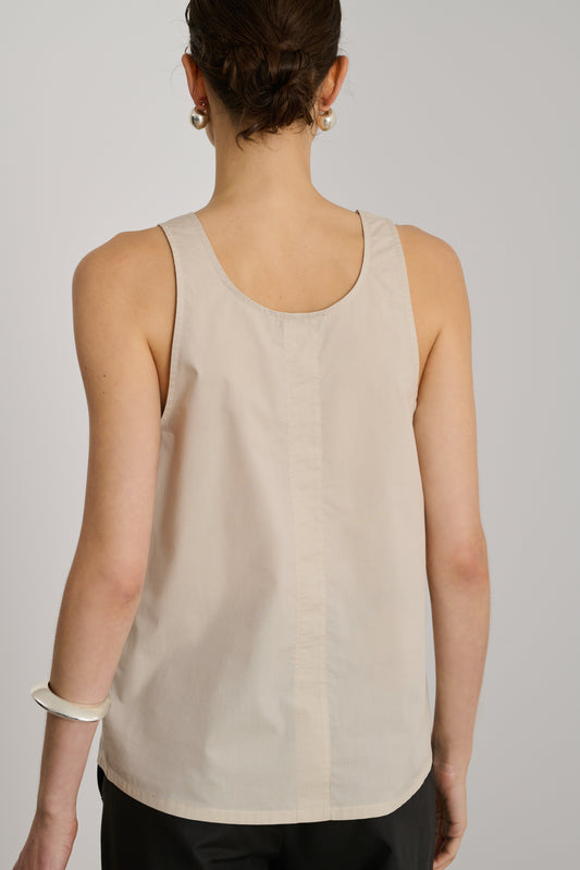 Débardeur Darren - Mastic - Coton - Femme