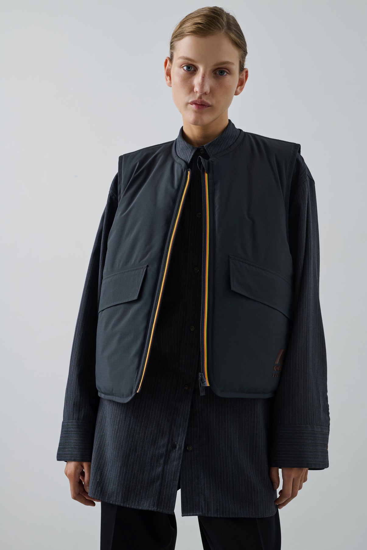 Blouson Wes - Anthracite/Chocolat - Femme vue 1