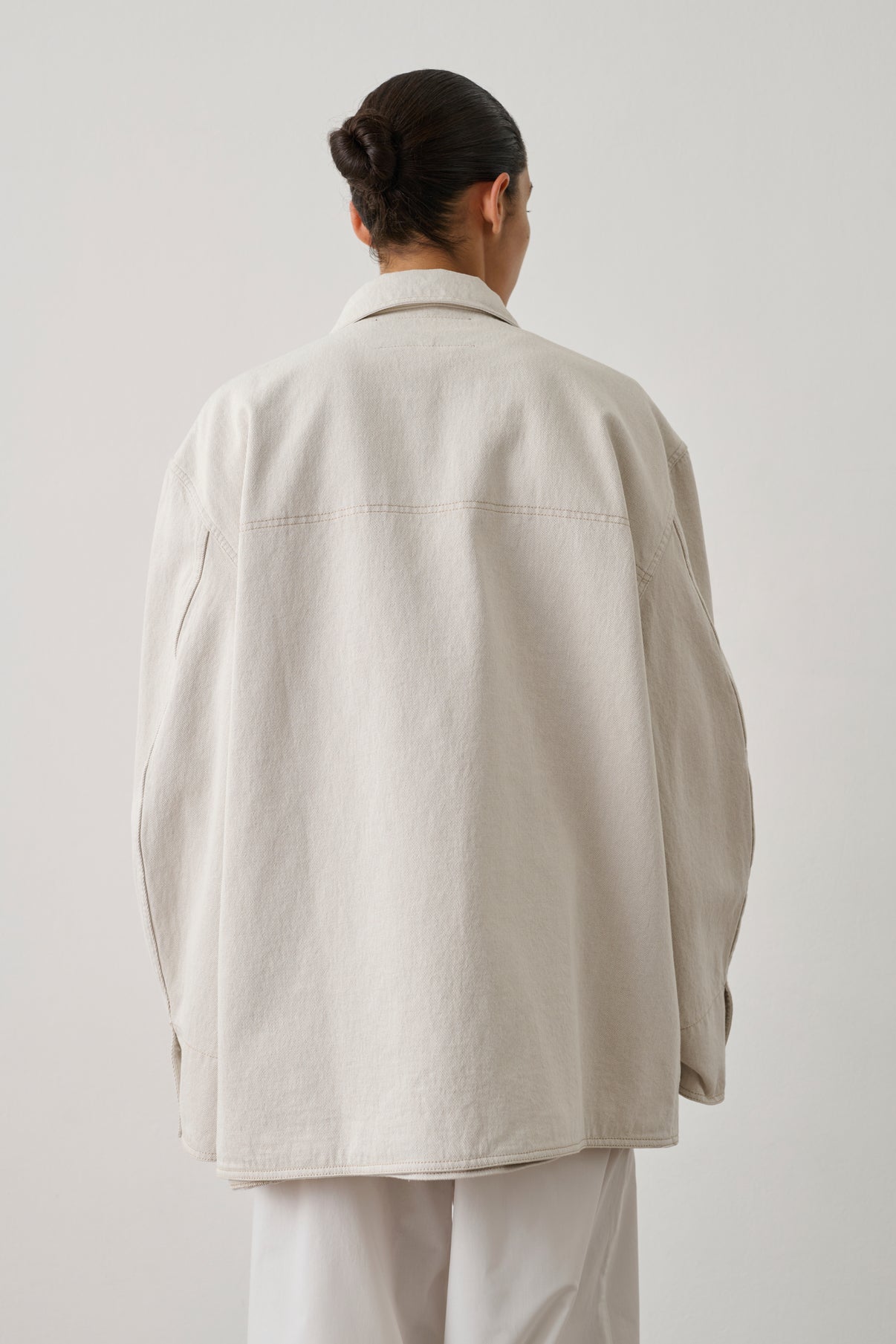 Veste Hija - Blanc Grès - Coton - Femme vue 3