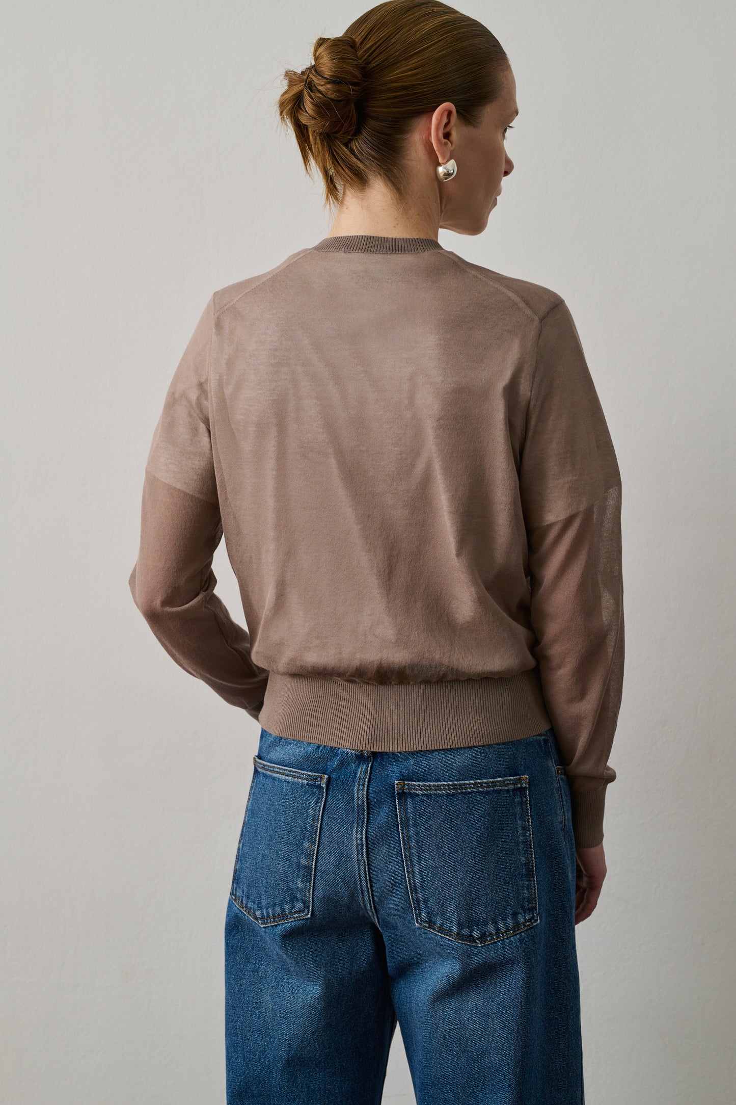 Cardigan Etretat - Taupe - Coton - Femme
