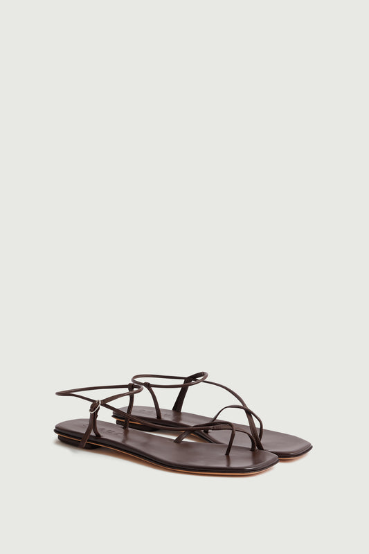 Sandales Rosalie - Marron - Cuir - Femme